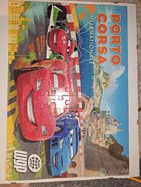 puzzle 104 pezzi disney pixar porto corsa cars