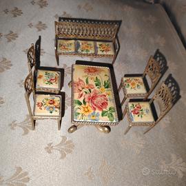 Set miniature da salotto per Dollhouse 