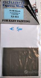 Eduard Express Mask 1/72 per kit Fi-156 Academy 