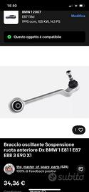Braccio sospensione ruota anteriore dx bmw e87