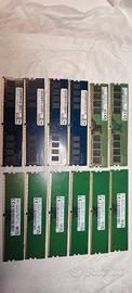 Lotto 10 Ram PC FISSO - 16Gb DDR4 - 3200