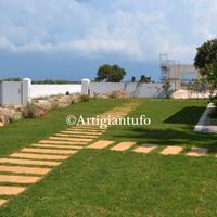 Arco vaso arredo giardino in Pietra - Tufo