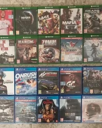 Giochi nuovi xbox one Ps4 solo aperti