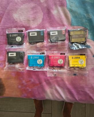 Set 8 cartucce Epson nuove 