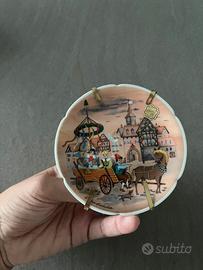 Piatto porcellana Limoges con supporto