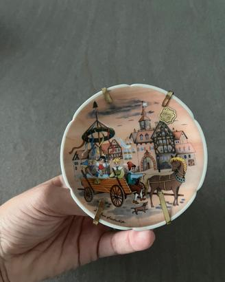 Piatto porcellana Limoges con supporto