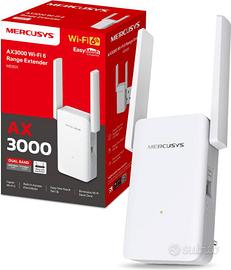 Mercusys Ripetitore Wi-Fi 6 AX3000Mbps, Dual-Band,