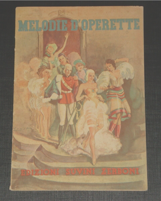 spartito musicale canto opera vintage anni 50 1950