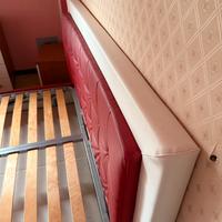 Letto Matrimoniale 200x200 con testiera imbottita