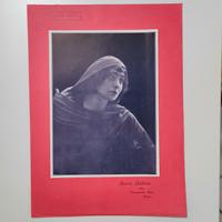 RARA cromolitografia  SOAVA GALLONE  ATTRICE 