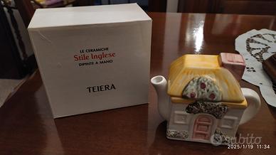 teiera vintage stile inglese