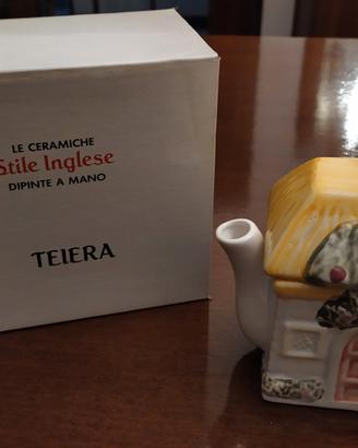 teiera vintage stile inglese