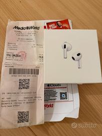 Airpods 3*generazione apple ‘’originale’’