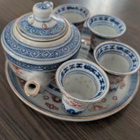 set da tè / sakè in porcellana