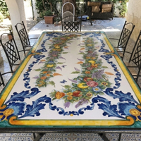 TAVOLO IN PIETRA LAVICA MIS. 200X100 CM. IN ITALIA