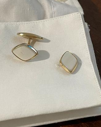 Gemelli vintage anni '70 con scatola
