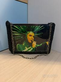 Borsa fatta a mano com Renato Zero fonte/retro
