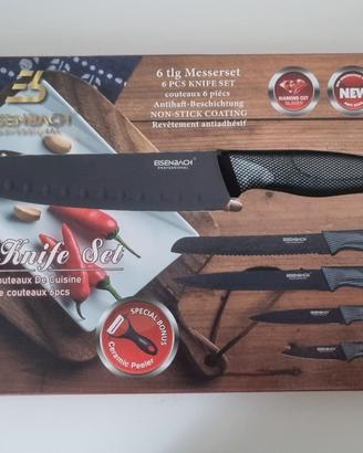 Set di 5 Coltelli da Cucina Professionali Coltello