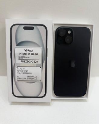 iPhone 15 128GB usato promo