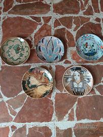 6 Piatti in ceramica da collezione 