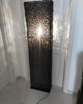 lampada in rattan