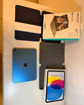 iPad + Tastiera Logitech Slim Folio + Apple Pencil