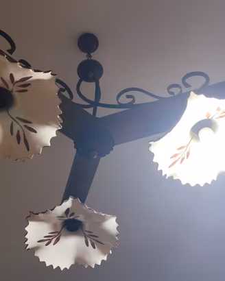 Lampadario fatto a mano