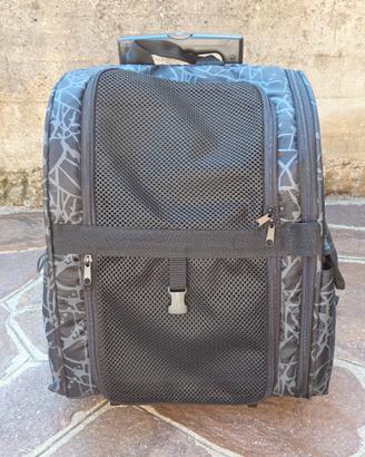 Trasportino zaino trolley per animali 🐶