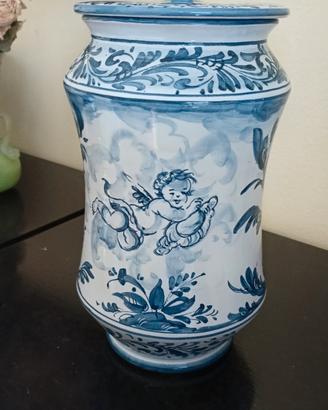 Albarello  in maiolica di Albissola  vintage 