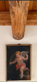 RAROdipintoANTICO"CHERUBINO/PUTTO/CUPIDO"sec.XVIII