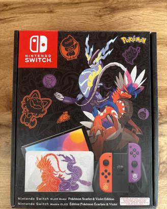 Nintendo Switch Oled Pokemon Scarlatto e Violetto