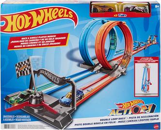 2 piste hot wheels complete