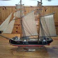 MODELLO IN LEGNO NAVE GOLETTA SPAGNOLA