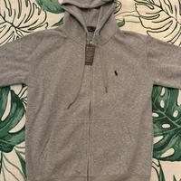 Felpa con zip e cappuccio della polo ralph lauren