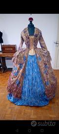 "ROBE A L'ANGLEISE" COSTUME XVIII SECOLO