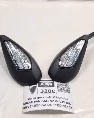 COPPIA SPECCHIETTI ORIGINALI DUCATI V4 V4S V2 V4R 