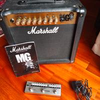 Amplificatore Marshall Mg15fx e Pedaliera 