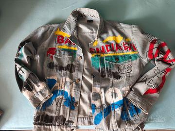 giacca di jeans Balenciaga