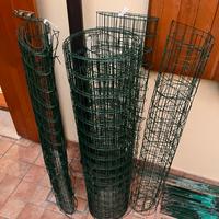 Rete, pali di varie misure per giardino