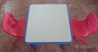 Tavolino cn sedie ergonomiche