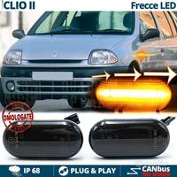 Frecce LED Dinamiche per RENAULT CLIO 2 Nere Fumè