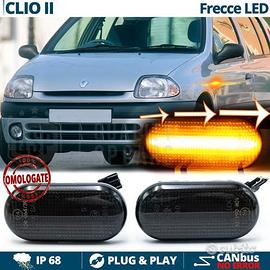 Frecce LED Dinamiche per RENAULT CLIO 2 Nere Fumè