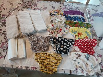 Kit  12 pannolini lavabili per neonati 