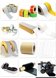 Etichette adesive personalizzate e ribbon per stam