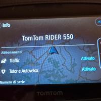 TOMTOM RIDER 550 con WiFi Mappe e Autovelox a Vita