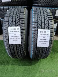 2 GOMME 215 55 17 CONTINENTAL INV RIF2446