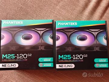 Ventole Phanteks M25 120 G2 reversed