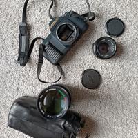 Canon T50 con due ottiche