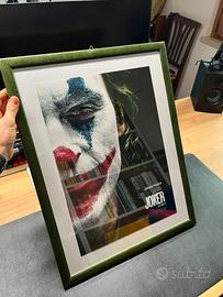 Poster Joker 2019 Incorniciato Legno e Vetro