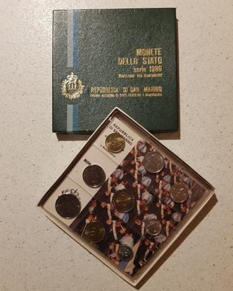 Monete Repubblica di San Marino 1986.